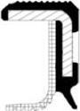 CORTECO Сальник привода R NISSAN/RENAULT /33X55X8,5/13,5mm (20033804B)