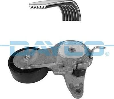 DAYCO Комплект поликлинового ремня PSA 1,8/2,0/2,2 00- ( (KPV232)