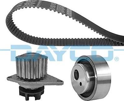 Dayco KTBWP1010 водяной насос + комплект зубчатого ремня на PEUGEOT 106 II (1)