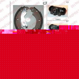 Delphi 1033 комплект тормозных колодок на FIAT BRAVA (182)