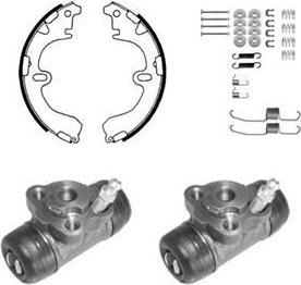 Delphi 1072 комплект тормозных колодок на TOYOTA CARINA E седан (_T19_)
