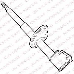 DELPHI Амортизатор подвески газ. пер.лев./прав.AUDI A3 96-, SEAT LEON 99-, TOLEDO II 99-06, SKODA OCTAVIA+Comb 1996- , VW BORA 98-05, BORA универсал 99-05, GOLF IV 97- (DG 7800)