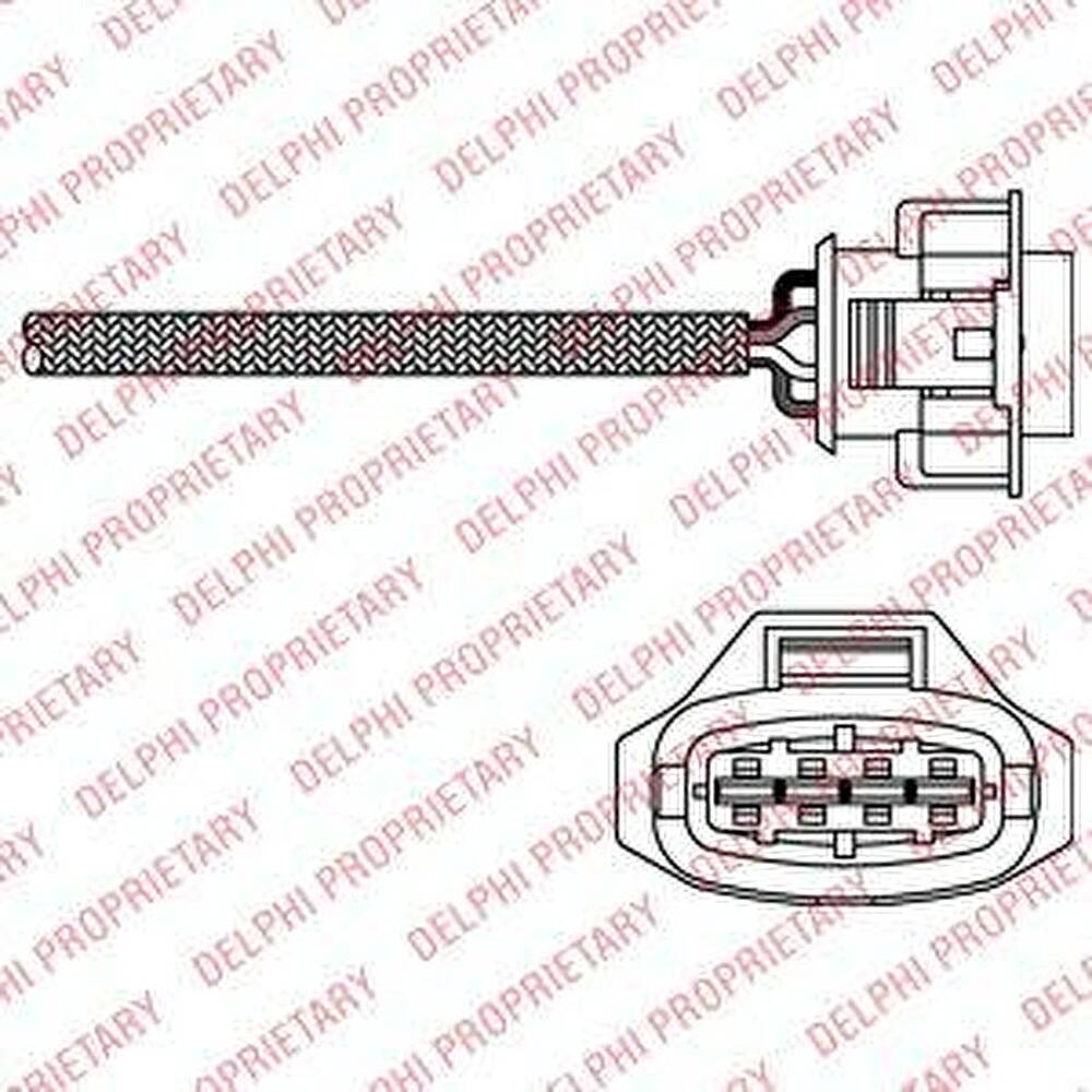Delphi ES10792-12B1 лямбда-зонд на FIAT STILO (192)