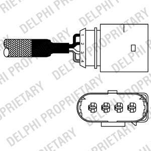 Delphi ES10978-12B1 лямбда-зонд на VW GOLF IV (1J1)