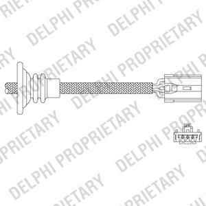 Delphi ES11038-12B1 лямбда-зонд на VOLVO V40 универсал (VW)