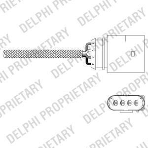 Delphi ES20338-12B1 лямбда-зонд на SKODA OCTAVIA Combi (1U5)