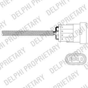 Delphi ES20344-12B1 лямбда-зонд на FIAT PANDA (169)