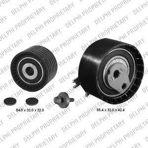 Delphi KDB271 комплект ремня грм на NISSAN KUBISTAR фургон (X80)