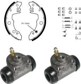 Delphi KP659 комплект тормозных колодок на RENAULT 4 (112_)