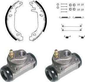 Delphi KP830 комплект тормозных колодок на PEUGEOT 306 (7B, N3, N5)