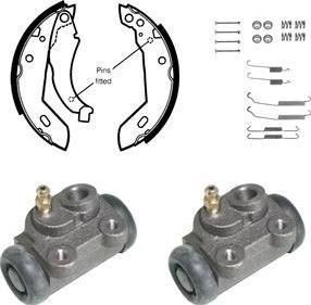 Delphi KP834 комплект тормозных колодок на PEUGEOT 309 II (3C, 3A)
