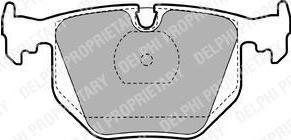 Delphi LP1143 комплект тормозных колодок, дисковый тормоз на Z4 (E85)