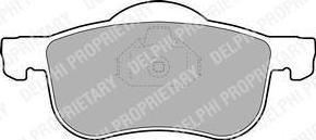DELPHI Колодки передние VOLVO S60/S80/V70 (LP1458)