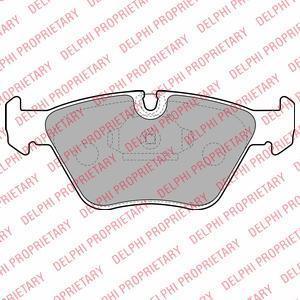 DELPHI Колодки передние E39 95-04 excl.3.5L+M-Technik (LP1608)
