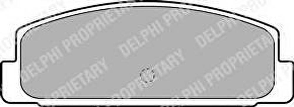 DELPHI Колодки задние MAZDA 6 02->/323 98-04/626 97-02 (LP1766)