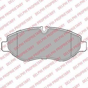 DELPHI Колодки передние MB W639/3/5T-Sprinter/VW Crafter 30-50/Type Brembo (LP1982)