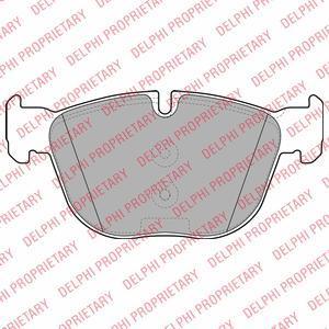 Delphi LP2090 Колодки тормозные X5 E70 07-/X6 E71 08- передние