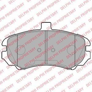 Delphi LP2150 Колодки тормозные HYUNDAI ELANTRA 1.6-2.0 00- передние