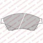 DELPHI Колодки передние CHEVROLET Cruze (R15) /OPEL ASTRA J 08- (13301207, LP2171)