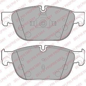 Delphi LP2198 комплект тормозных колодок, дисковый тормоз на PEUGEOT 407 SW (6E_)