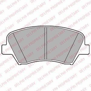 Delphi LP2293 комплект тормозных колодок, дисковый тормоз на KIA CARENS IV