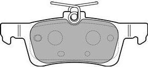 DELPHI Колодки тормозные дисковые, комплект (LP2503)