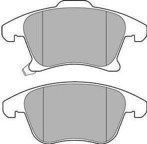 Delphi LP3181 комплект тормозных колодок, дисковый тормоз на FORD GALAXY