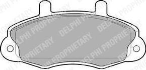 DELPHI Колодки тормозные FORD TRANSIT (LP766)