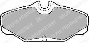 Delphi LP888 комплект тормозных колодок, дисковый тормоз на FORD USA TAURUS (P5_)