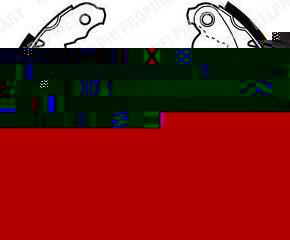 Delphi LS1971 комплект тормозных колодок на FIAT PANDA (169)