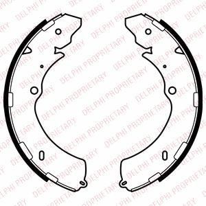 Delphi LS2063 комплект тормозных колодок на ISUZU D-MAX (8DH)