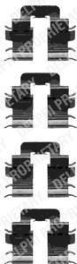 Delphi LX0345 комплектующие, колодки дискового тормоза на NISSAN MICRA II (K11)