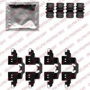 Delphi LX0550 комплектующие, колодки дискового тормоза на TOYOTA AURIS (NRE15_, ZZE15_, ADE15_, ZRE15_, NDE15_)