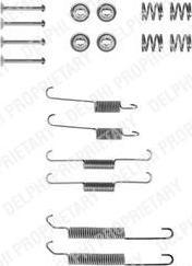 Delphi LY1031 комплектующие, тормозная колодка на PEUGEOT 104 купе