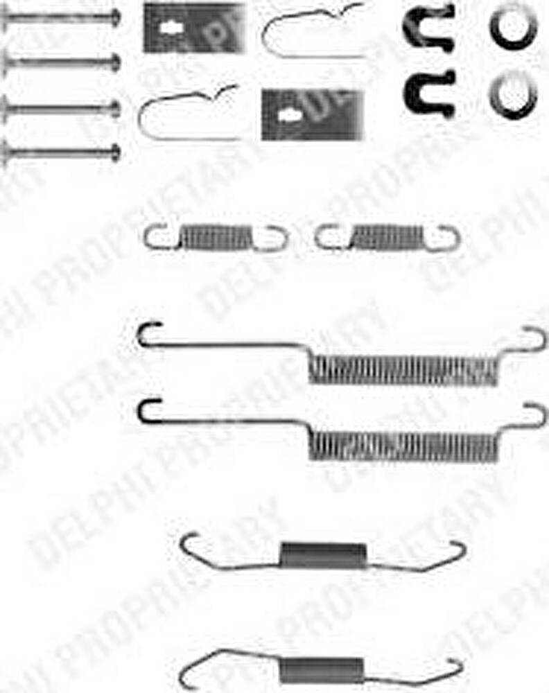 Delphi LY1181 комплектующие, тормозная колодка на HONDA CIVIC VI купе (EJ, EM1)