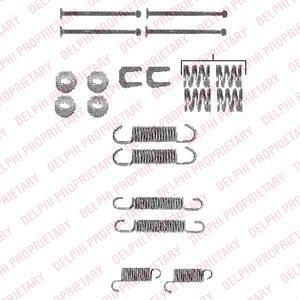Delphi LY1347 комплектующие, тормозная колодка на TOYOTA LAND CRUISER (_J6_)