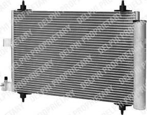 Delphi TSP0225250 конденсатор, кондиционер на PEUGEOT 607 (9D, 9U)