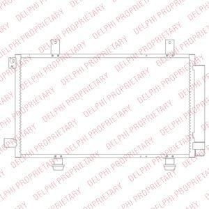 Delphi TSP0225695 конденсатор, кондиционер на FIAT SEDICI (FY_)
