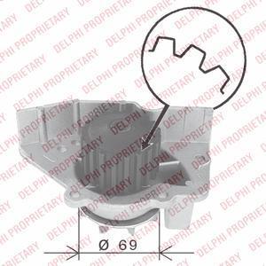 Delphi WP1862 водяной насос на PEUGEOT 306 Break (7E, N3, N5)