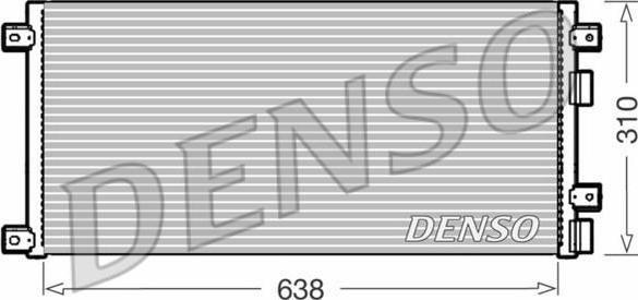 Denso DCN12006 конденсатор, кондиционер на IVECO DAILY IV фургон/универсал