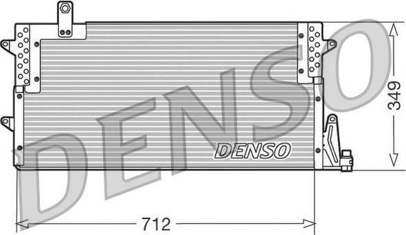 Denso DCN32007 конденсатор, кондиционер на VW PASSAT Variant (3A5, 35I)