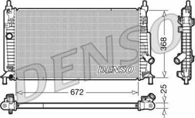Denso DRM44034 радиатор, охлаждение двигателя на MAZDA 3 (BL)
