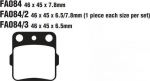 EBC FA 084R Тормозные колодки