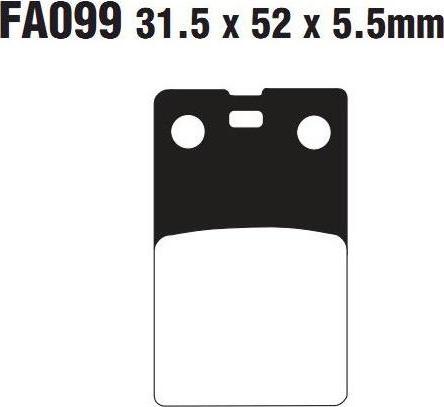 EBC FA 099 Тормозные колодки