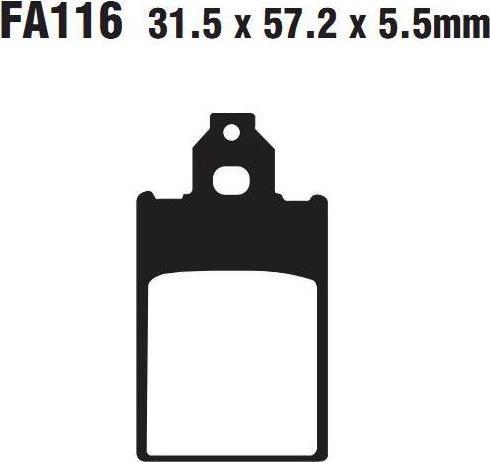 EBC FA 116 Тормозные колодки