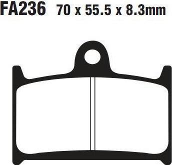 EBC FA 236 Тормозные колодки