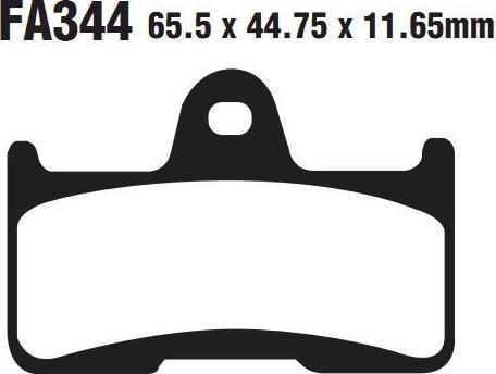 EBC FA 344 R Тормозные колодки