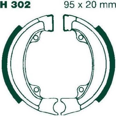 EBC H 302 Тормозные колодки