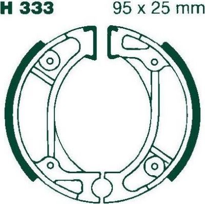 EBC H 333 Тормозные колодки