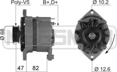 Era 210240 генератор на FIAT TEMPRA S.W. (159)